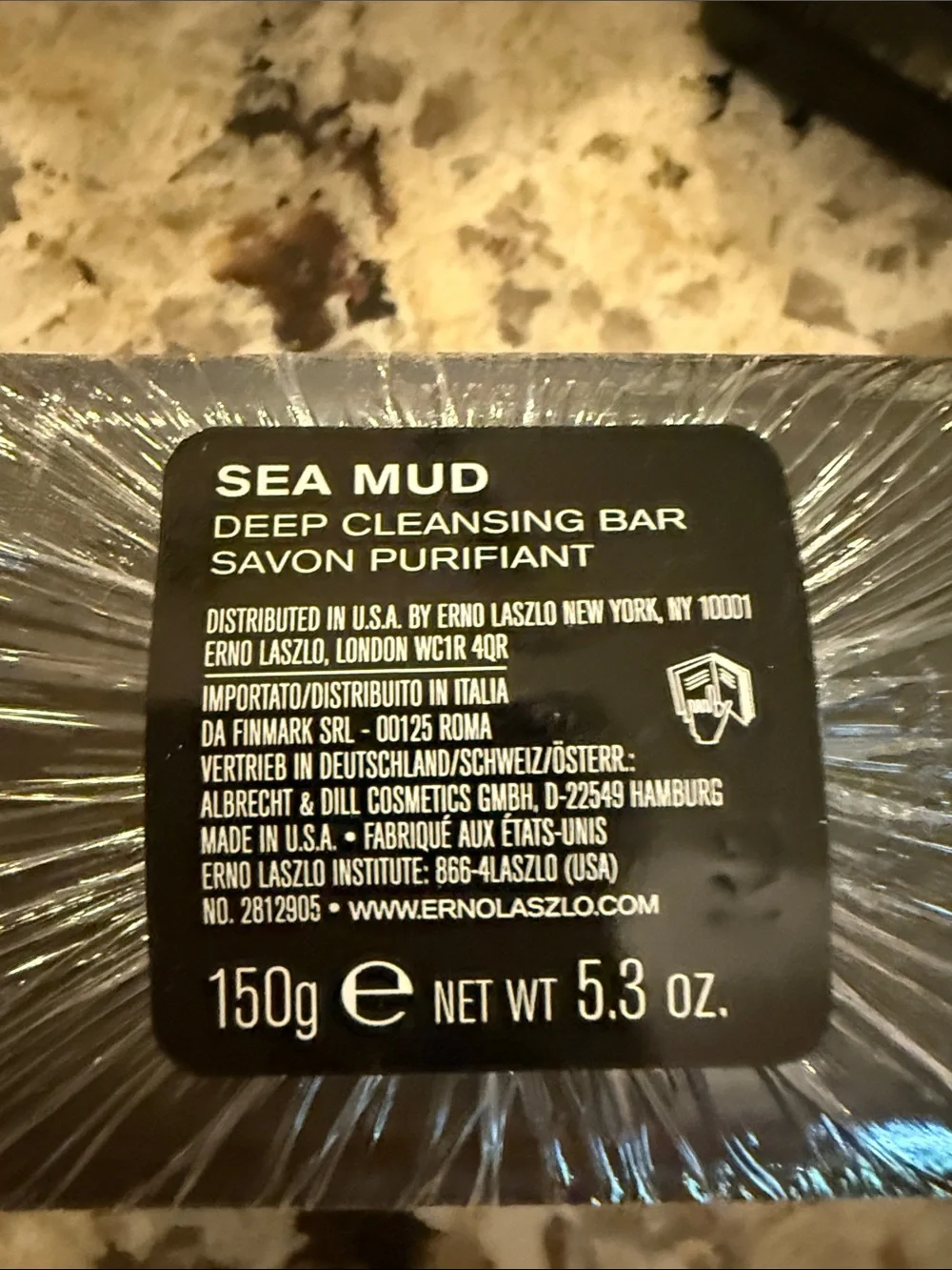 Erno Laszlo N.Y. Sea Mud Deep Cleansing Bar AND Very Rare Soap Dish/Box Set NEW